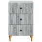 Preview: Nachttisch Sonoma-Grau 43x 41 x 66,5 cm Holzwerkstoff