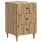 Preview: Nachttisch Artisan-Eiche 43x 41 x 66,5 cm Holzwerkstoff