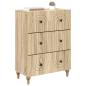 Preview: Schubladenschrank Sonoma-Eiche 66 x 34,5 x 90 cm Holzwerkstoff