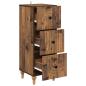 Preview: Schubladenschrank 33 x 34,5 x 90 cm Holzwerkstoff Altholz