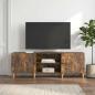 Preview: ARDEBO.de - TV-Schränk 150 x 31 x 50 cm Räuchereiche Holzwerkstoff