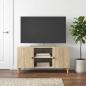 Preview: ARDEBO.de - TV-Schränk Sonoma-Eiche 102 x 34,5 x 50 cm Holzwerkstoff