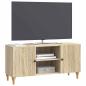 Preview: TV-Schränk Sonoma-Eiche 102 x 34,5 x 50 cm Holzwerkstoff