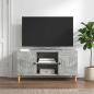 Preview: ARDEBO.de - TV-Schränk Betongrau 102 x 34,5 x 50 cm Holzwerkstoff
