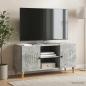 Preview: TV-Schränk Betongrau 102 x 34,5 x 50 cm Holzwerkstoff