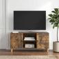 Preview: ARDEBO.de - TV-Schränk Geräucherte Eiche 102 x 34,5 x 50 cm Holzwerkstoff