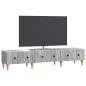 Preview: TV-Schränk Graues Sonoma 147 x 34,5 x 30 cm Holzwerkstoff