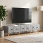 Preview: TV-Schränk Graues Sonoma 147 x 34,5 x 30 cm Holzwerkstoff