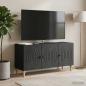 Preview: TV-Schränk 99 x 34,5 x 50 cm Schwarz Holzwerkstoff