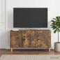 Preview: ARDEBO.de - TV-Schränk 99 x 34,5 x 50 cm Räuchereiche Holzwerkstoff