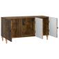 Preview: TV-Schränk 99 x 34,5 x 50 cm Räuchereiche Holzwerkstoff