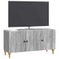 Preview: TV-Schränk 99 x 34,5 x 50 cm Sonoma-Grau Holzwerkstoff