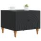 Preview: Couchtisch mit Schubladen Schwarz 49 x 50 x 40 cm Holzwerkstoff