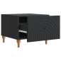 Preview: Couchtisch mit Schubladen Schwarz 49 x 50 x 40 cm Holzwerkstoff
