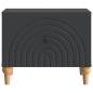 Preview: Couchtisch mit Schubladen Schwarz 49 x 50 x 40 cm Holzwerkstoff