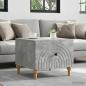 Preview: ARDEBO.de - Couchtisch Betongrau 49 x 50 x 40 cm Holzwerkstoff