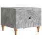 Preview: Couchtisch Betongrau 49 x 50 x 40 cm Holzwerkstoff