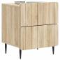 Preview: Nachttisch 2 Stk. Sonoma-Eiche 43 x 34,5 x 49,5 cm