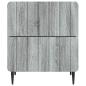 Preview: Nachttisch Sonoma-Grau 43 x 34,5 x 49,5 cm Holzwerkstoff