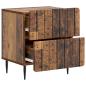 Preview: Nachttisch Altholz 43 x 34,5 x 49,5 cm Holzwerkstoff