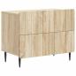 Preview: Nachttisch Sonoma-Eiche 62 x 34,5 x 49,5 cm Holzwerkstoff