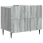 Preview: Nachttisch Sonoma-Grau 62 x 34,5 x 49,5 cm Holzwerkstoff