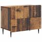 Preview: Nachttisch Altholz 62 x 34,5 x 49,5 cm Holzwerkstoff