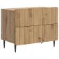 Preview: Nachttisch Artisan-Eiche 62 x 34,5 x 49,5 cm Holzwerkstoff