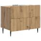 Preview: Nachttisch Artisan-Eiche 62 x 34,5 x 49,5 cm Holzwerkstoff