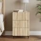 Preview: ARDEBO.de - Nachttisch Sonoma-Eiche 43 x 41 x 68 cm Holzwerkstoff