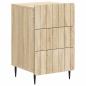 Preview: Nachttisch Sonoma-Eiche 43 x 41 x 68 cm Holzwerkstoff