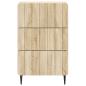 Preview: Nachttisch Sonoma-Eiche 43 x 41 x 68 cm Holzwerkstoff