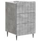 Preview: Nachttisch Betongrau 43 x 41 x 68 cm Holzwerkstoff