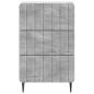 Preview: Nachttisch Betongrau 43 x 41 x 68 cm Holzwerkstoff