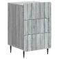 Preview: Nachttisch Graues Sonoma 43 x 41 x 68 cm Holzwerkstoff