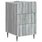 Preview: Nachttisch Graues Sonoma 43 x 41 x 68 cm Holzwerkstoff