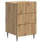 Preview: Nachttisch Artisan-Eiche 43 x 41 x 68 cm Holzwerkstoff