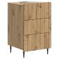Preview: Nachttisch Artisan-Eiche 43 x 41 x 68 cm Holzwerkstoff