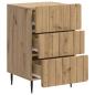 Preview: Nachttisch Artisan-Eiche 43 x 41 x 68 cm Holzwerkstoff