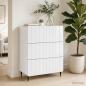 Preview: Schubladenschrank 66 x 34,5 x 92 cm Holzwerkstoff