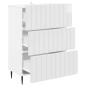 Preview: Schubladenschrank 66 x 34,5 x 92 cm Holzwerkstoff