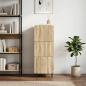 Preview: Schubladenschrank 33 x 34,5 x 92 cm Holzwerkstoff Sonoma-Eiche