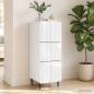 Preview: ARDEBO.de - Schubladenschrank 33 x 34,5 x 92 cm Holzwerkstoff