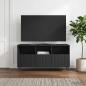 Preview: ARDEBO.de - TV-Schränk Schwarz 102 x 34,5 x 50 cm Holzwerkstoff