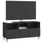 Preview: TV-Schränk Schwarz 102 x 34,5 x 50 cm Holzwerkstoff