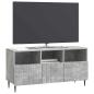 Preview: TV-Schränk Betongrau 102 x 34,5 x 50 cm Holzwerkstoff