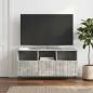Preview: TV-Schränk Betongrau 102 x 34,5 x 50 cm Holzwerkstoff