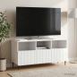 Preview: ARDEBO.de - TV-Schränk Hochglanz Weiß 102 x 34,5 x 50 cm Holzwerkstoff