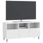 Preview: TV-Schränk Hochglanz Weiß 102 x 34,5 x 50 cm Holzwerkstoff