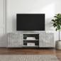 Preview: ARDEBO.de - TV-Schränk Betongrau 150 x 31 x 52 cm Holzwerkstoff